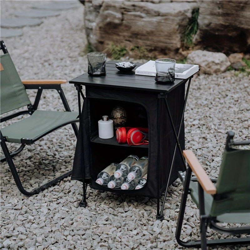 Portable Cabinet Table Folding Dual use Aluminum Alloy Table