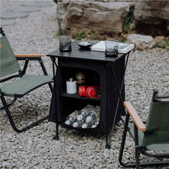 Portable Cabinet Table Folding Dual use Aluminum Alloy Table