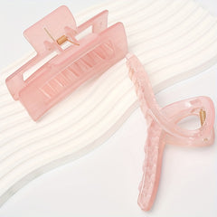 2pcs Transparent Square Hair Claw Hair Accessories