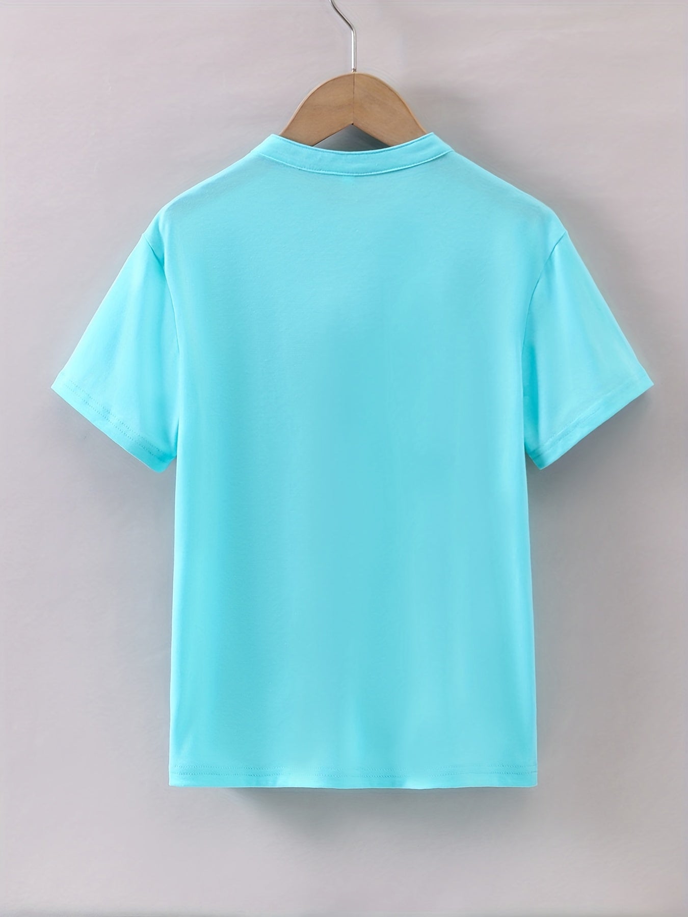 Horse Graphic Print Boys Top Short Sleeve Shirt Boys Clothes Summer