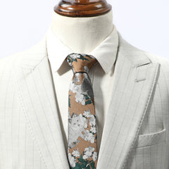 Men's Flower Necktie for Party Dating Wedding