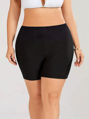  High Rise Stretch Vacation Swimsuit Shorts