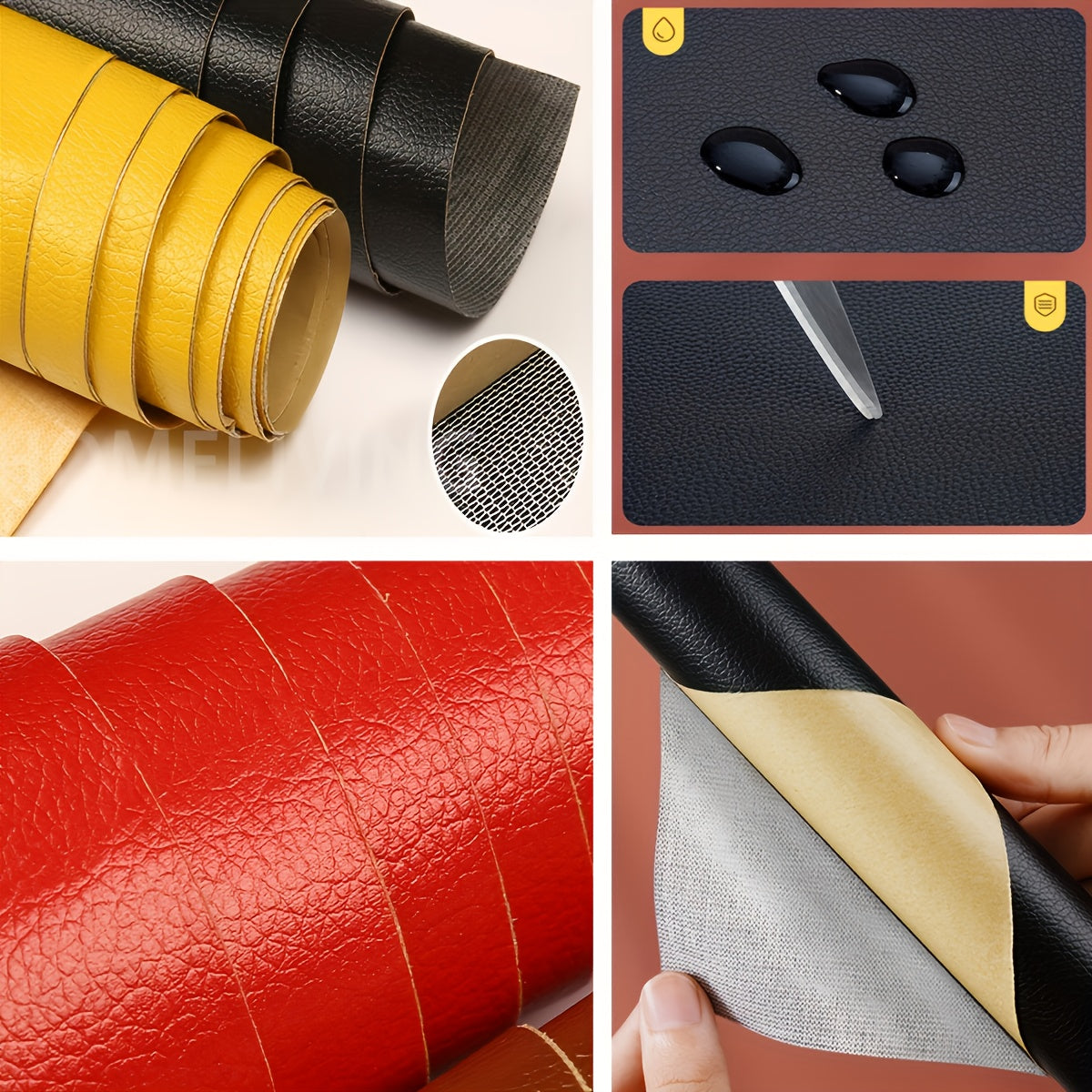 Self Adhesive Leather Repair Patch Clothing Sofa Car Seat Sticker