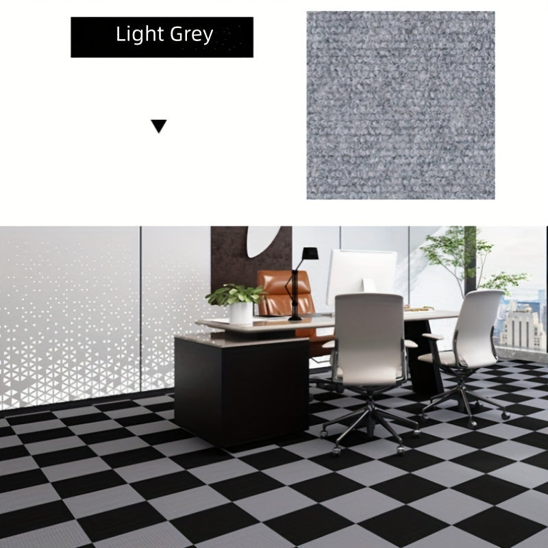 10pcs Self Adhesive Tile Carpet - Easy Install, Durable, Non-slip