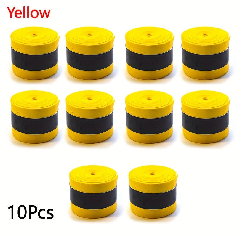 10pcs Anti-Slip Baseball Bat Overgrips for Racket and Rod