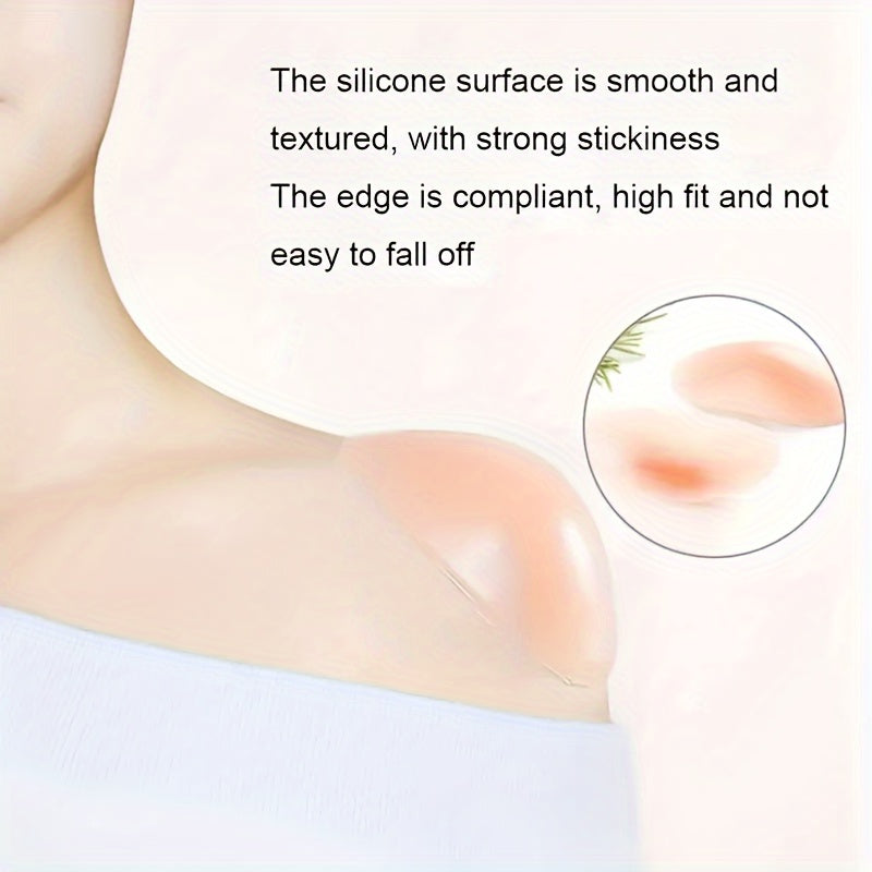 2pcs Women's Clothing Silicone Shoulder Pads Non slip Invisible Breathable