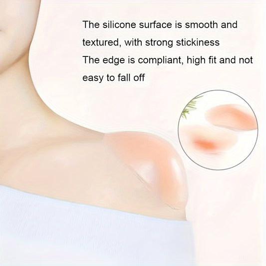 2pcs Women's Clothing Silicone Shoulder Pads Non slip Invisible Breathable