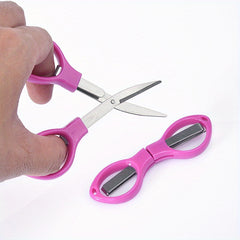 Compact Portable Folding Scissors for Travel Fishing