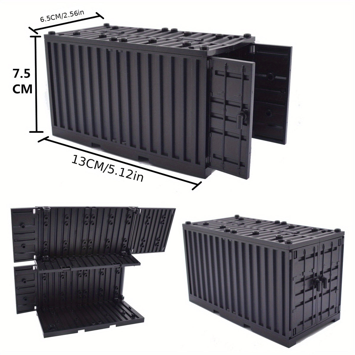 3 in 1 Military Container Building Blocks Educational Toys