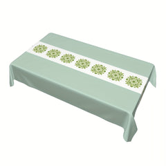 Printed Polyester Tablecloth Waterproof Rectangle Style