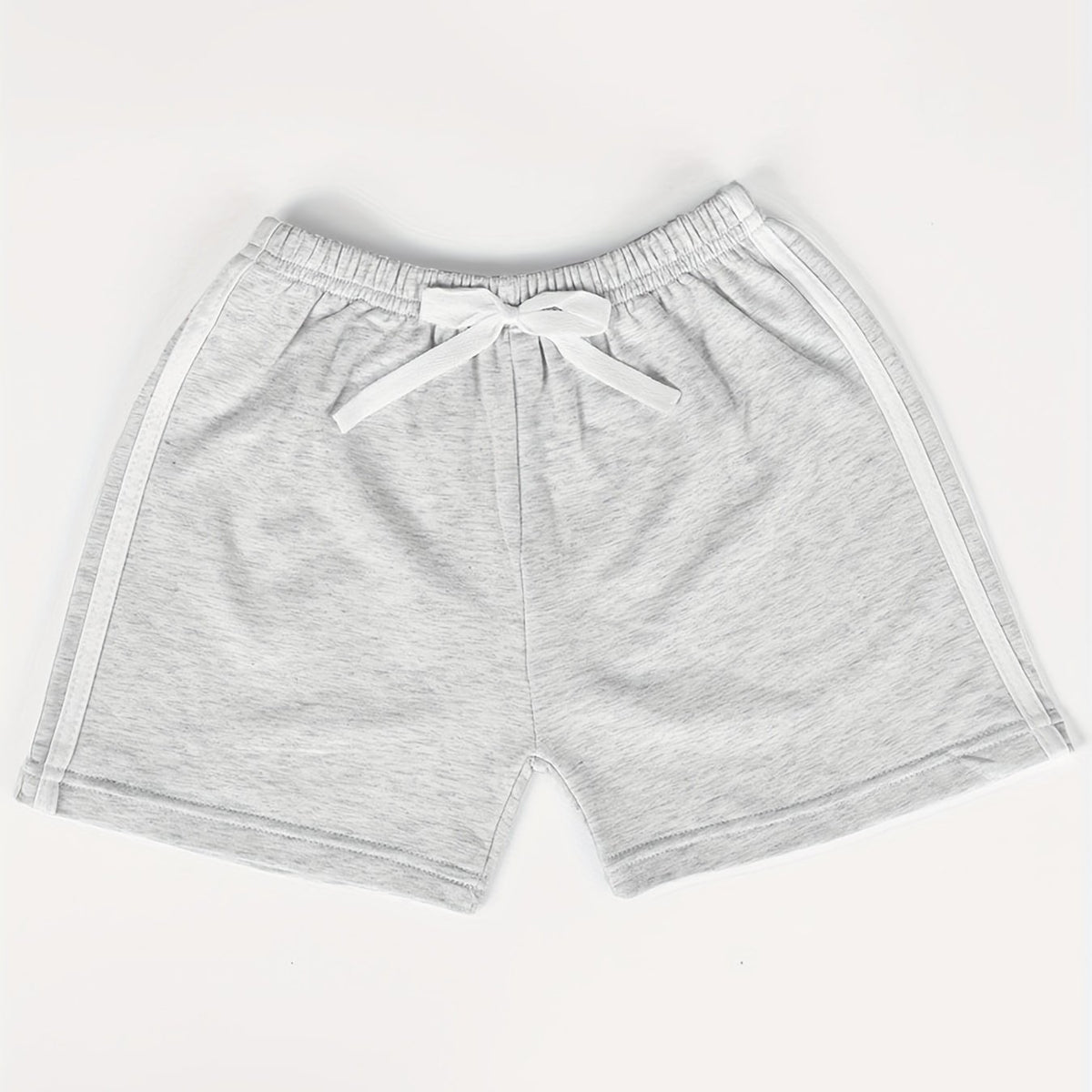 Boys Casual Striped Shorts Drawstrings Elastic Waist for Summer Holiday