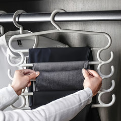 Multifunctional Hanger Pants Rack Tie Storage Belt Scarf Drying Rack