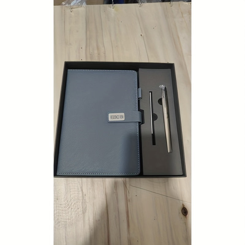 Customizable A5 Notebook Set Red Business Stationery Box