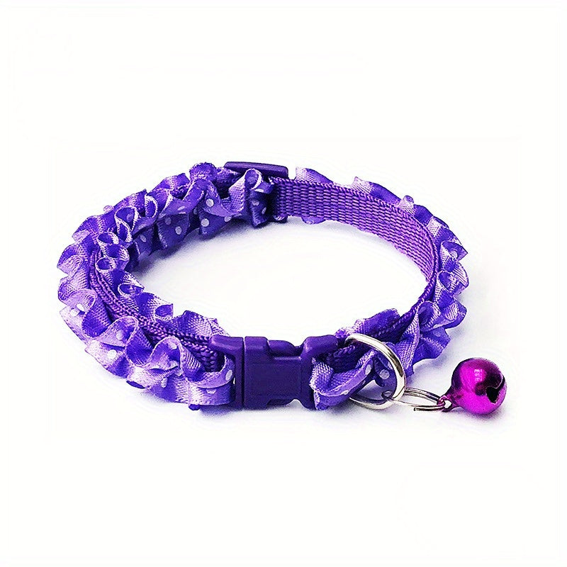 Flower Cat Collar with Bell - Small/Medium Kittens, Puppies
