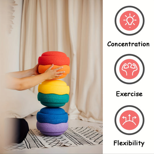 Outdoor Stepping Stones for Kids Balance Training