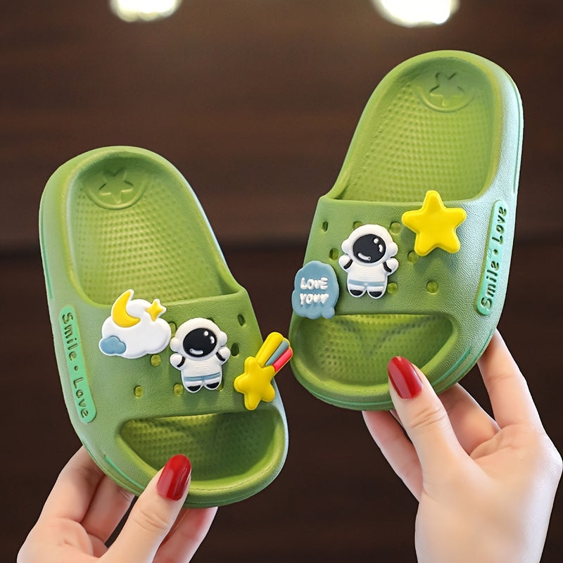 Cartoon Astronaut Cloud Slides Baby Slippers