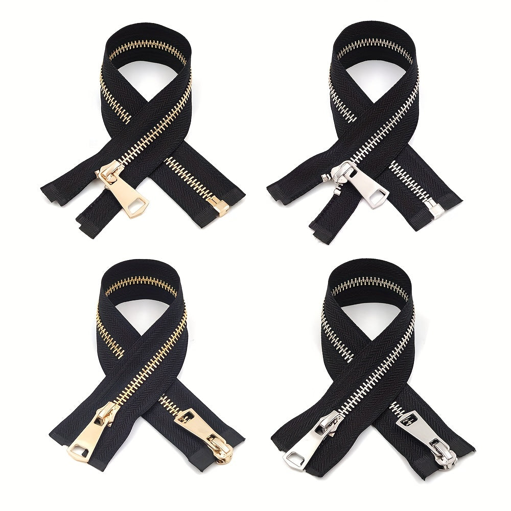 10-70 5 High Open End Copper Metal Zipper 2 Ways Zip DIY Handcraft