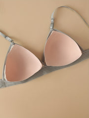 4pcs Wireless Bras Comfy Intimates Women's Lingerie
