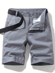 Men's Lightweight Cotton Cargo Shorts for Summer
