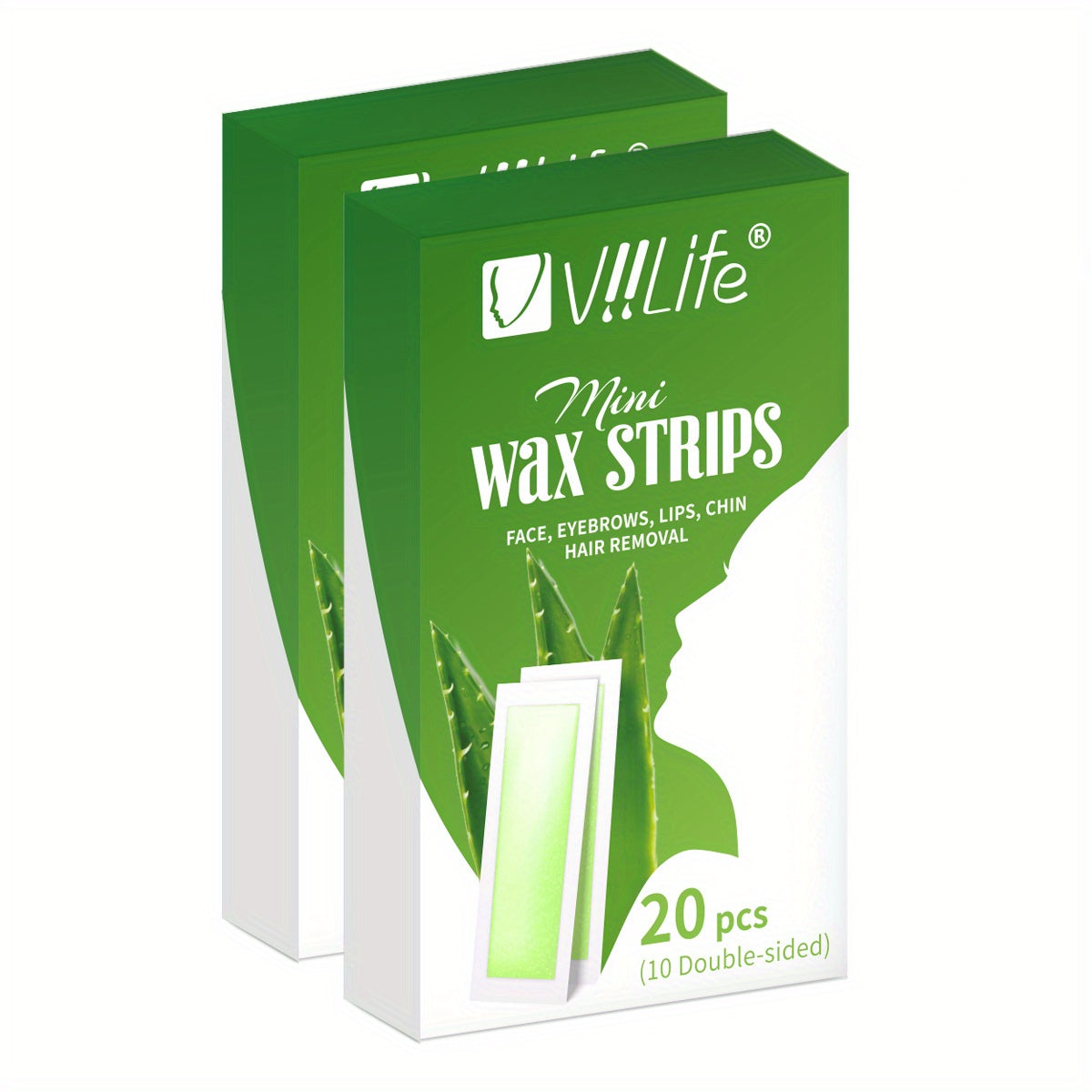 Painless Wax Strips for Arms Legs Underarms - All Skin Types