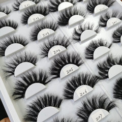 Fluffy 20mm Messy False Eyelashes for Natural Look