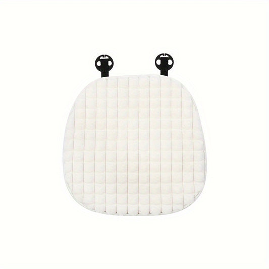 Winter Short Plush Car Seat Cover Single Seat Car Accessories