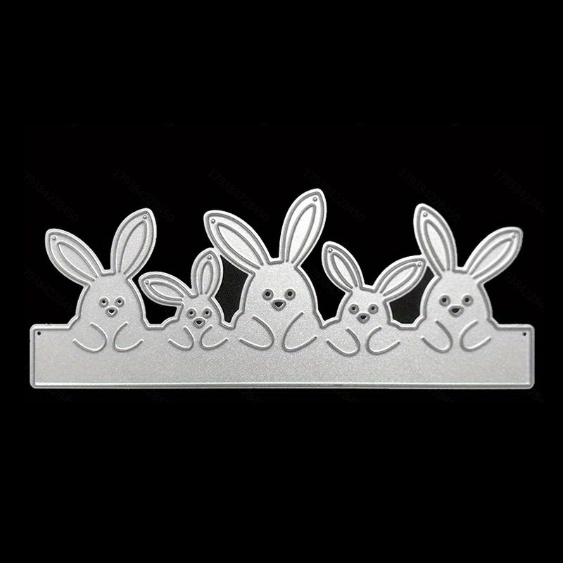 1pc Easter Cutting Dies Bunny Egg Die Happy Easter Metal Die C