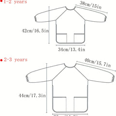 Waterproof Long Sleeve Art Smock with Pocket