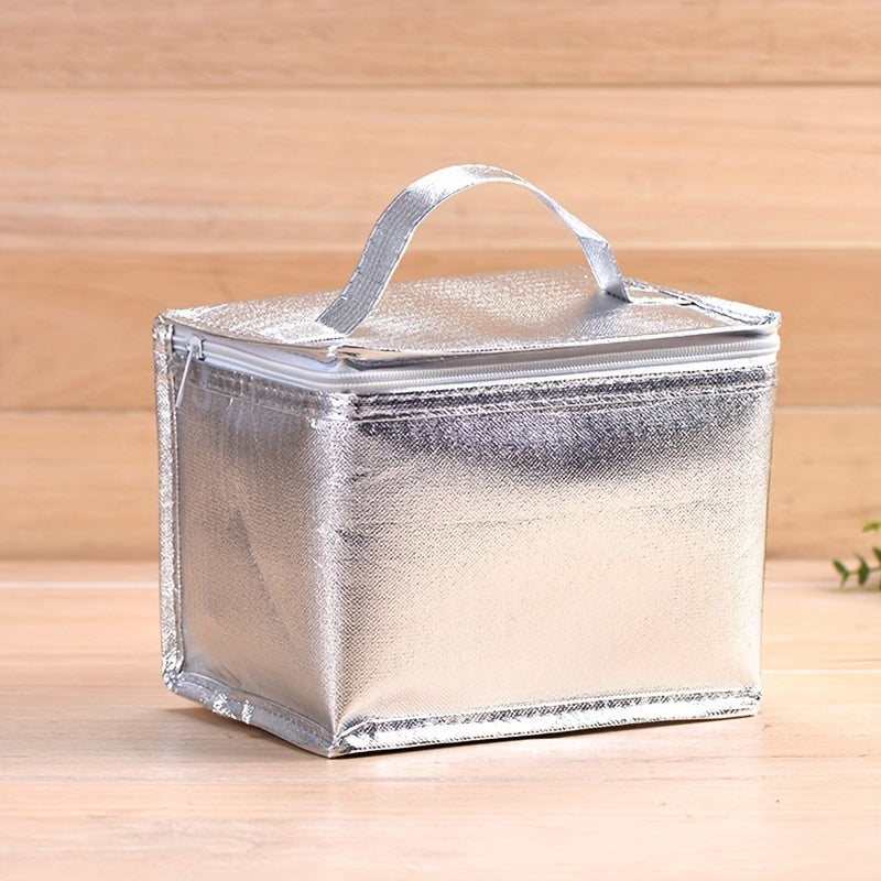 Portable Aluminum Foil Insulated Bag Non-woven Fabric Tote Bag