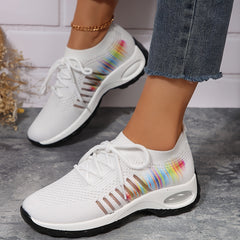 Women's Casual Sports Shoes with Air Cushion Bottom
