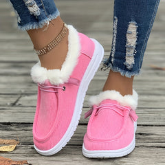 Plush Lined Thermal Snow Boots - Warm Winter Shoes