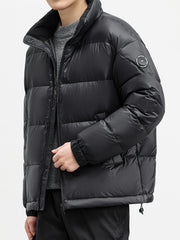 Men's Padded Jacket Stand Collar Thermal Coat
