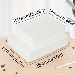 DIY Loose leaf Paper Refill Blank for Notebooks, 200 Pages, A5 B5 Size