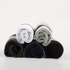 6 Pairs Thin Cotton Sports Socks Breathable Sweat Absorbing Summer Spring
