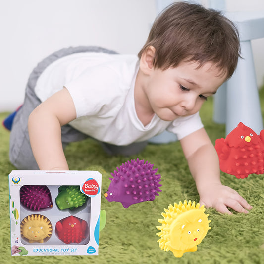 Spray Water Toy for Baby and Kids Massage Soft Balls Set Develop Tactile Senses