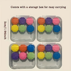 6pcs Nostalgia Guguan Game Colored Stone Grab Outdoor Activity