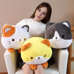 Soft Round Cat Dumpling Plush Toy Pillow Doll Home Decoration