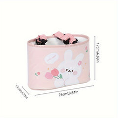 Cartoon Bear Car Seat Back Storage Bag Car Trash Can