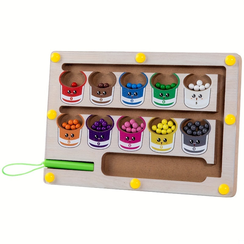 Wooden Sorting Puzzle for Kids - Focus, Coordination, Recognition
