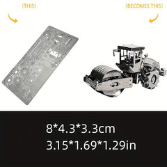 Metal Construction Toy Car Models 3D Puzzle Building Set