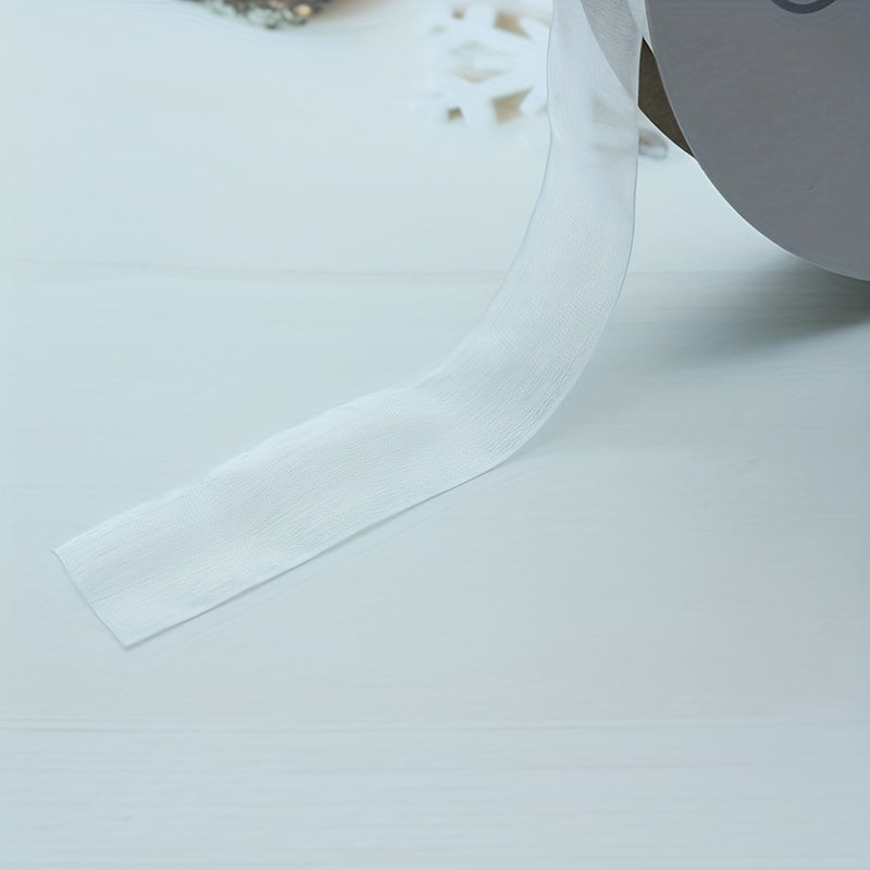 Transparent Snow Yarn Ribbon - 54 Cm x 57m - Gift Packaging Wedding Decoration
