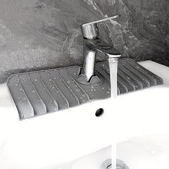 Silicone Faucet Mat Kitchen Bathroom Sink Splash Guard