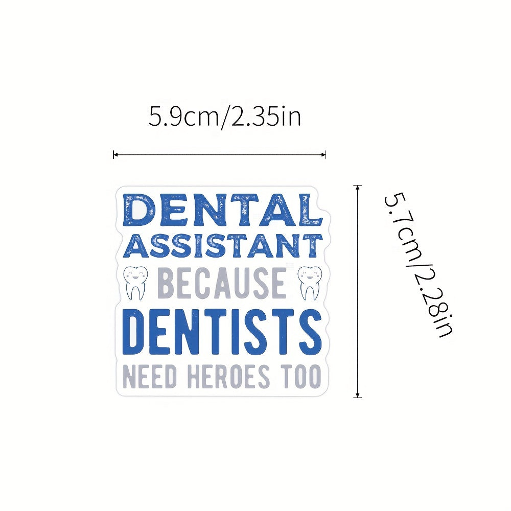 100pcs Dentist Nurse Doctor Stickers - Water Bottle & Laptop Stickers
