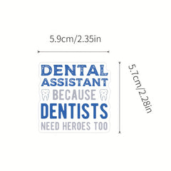 100pcs Dentist Nurse Doctor Stickers - Water Bottle & Laptop Stickers