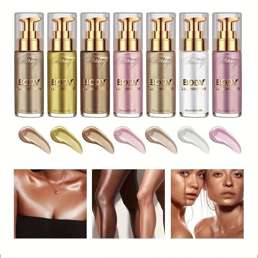 Waterproof Bronze Body Luminizer Liquid Highlighter