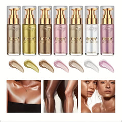 Waterproof Bronze Body Luminizer Liquid Highlighter