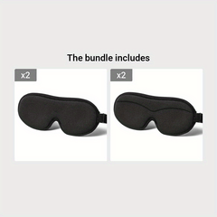 3D Contoured Blindfold for Sleep Travel Yoga