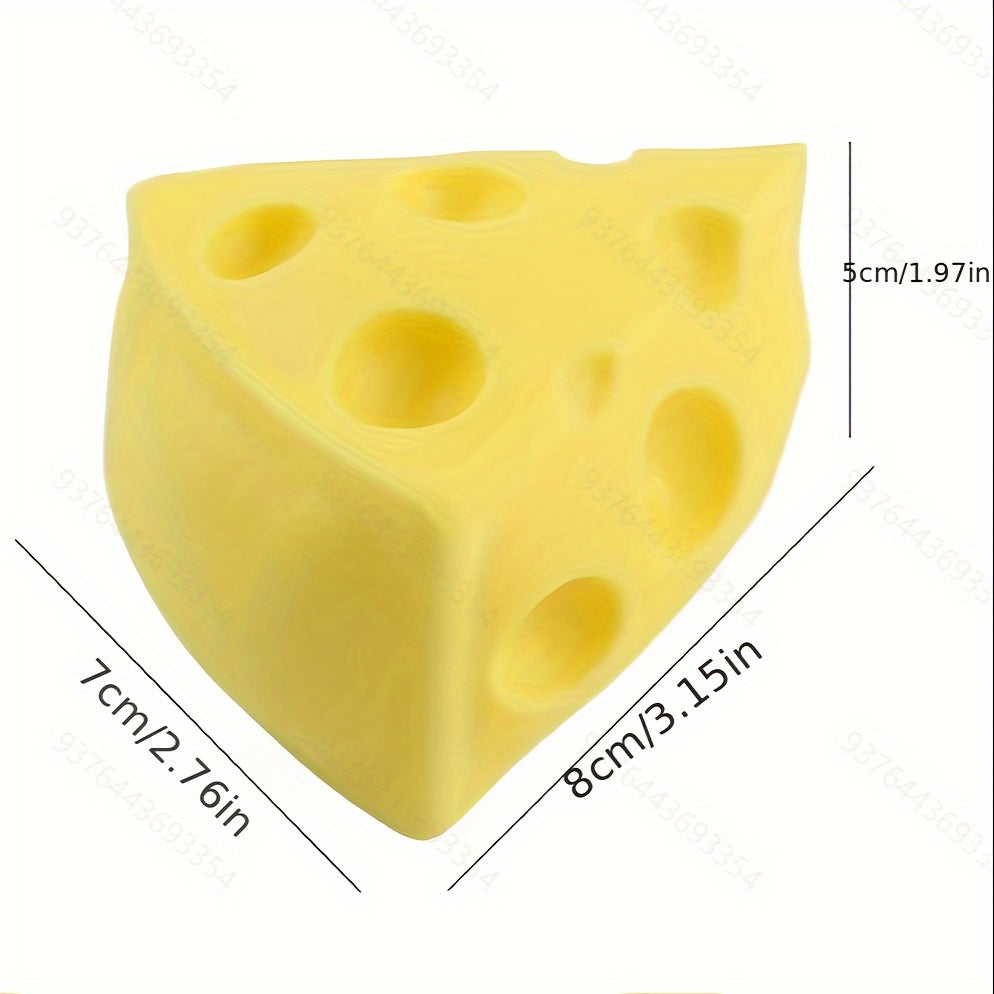 Cheese Pinch Toy Soft Rubber Slow Rebound Vent Ball Novelty Toy