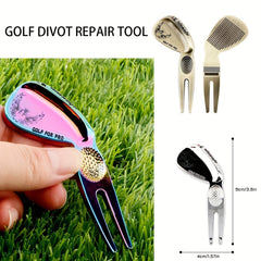 Golf Divot Repair Tool Ergonomic Green Repair Functional Accessory