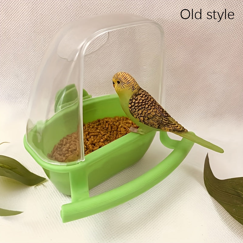 Hanging Bird Feeder & Water Bowl for Parrots - Durable Pet Cage Food Container